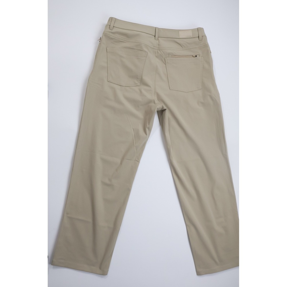 Birddogs Flex 5-Pocket Pants Relaxed 34x30 Khaki Suburban Meyer Casual Golf - Picture 3 of 8